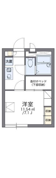 レオパレス面白の間取り画像