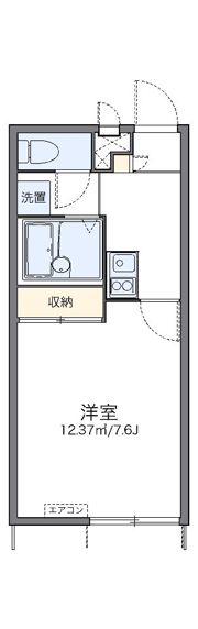レオパレスYYグレース西脇の間取り画像