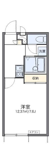 レオパレスYYグレース西脇の間取り画像