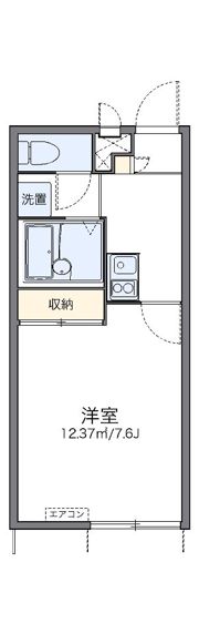 レオパレスYYグレース西脇の間取り画像
