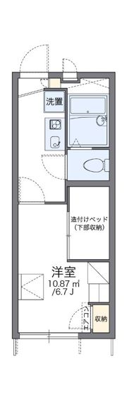レオパレス堀田の間取り画像