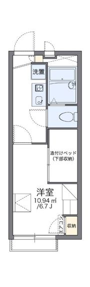 レオパレス堀田の間取り画像