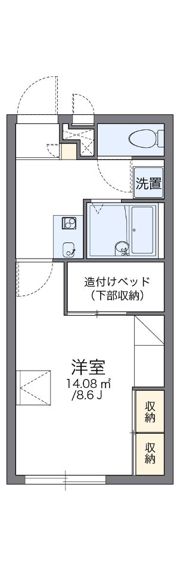 レオパレスさくらCの間取り画像