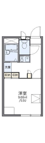 レオパレスサンライトの間取り画像