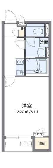 クレイノ北条石黒山の間取り画像