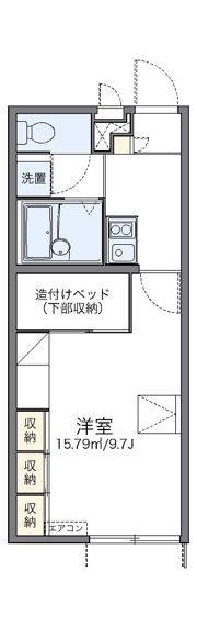 レオパレスグランプラージュの間取り画像