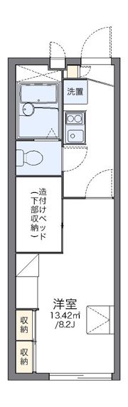 レオパレス相生の間取り画像