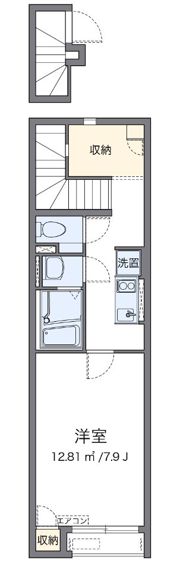 クレイノふかしのⅡの間取り画像