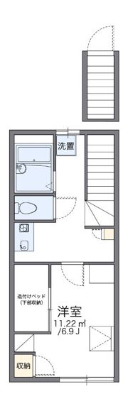 レオパレスヴィグールの間取り画像