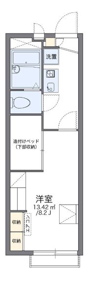 レオパレス清浪舎の間取り画像