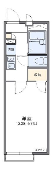レオパレス桃の間取り画像