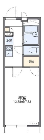 レオパレス桃の間取り画像