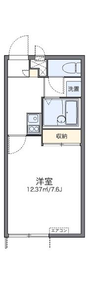 レオパレスアメイシャの間取り画像