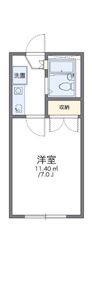 レオパレス松田の間取り画像