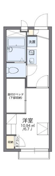 レオパレス萩原台の間取り画像