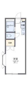 レオパレスタイノハタの間取り画像