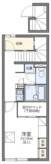 レオパレスMIYABIの間取り画像