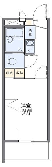 レオパレスフルール竹ノ下の間取り画像