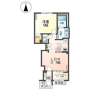 仮）館林市城町新築アパートの間取り画像
