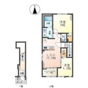 仮）館林市城町新築アパートの間取り画像