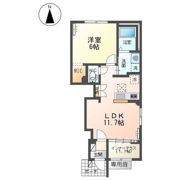 仮）館林市城町新築アパートの間取り画像