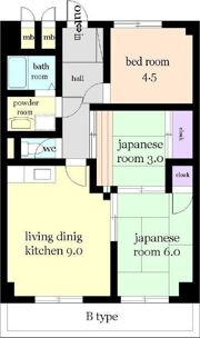 サンモール広島の間取り画像