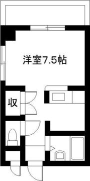 エレガンスメゾン6Aの間取り画像