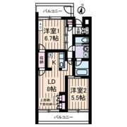 ドルフEASTの間取り画像