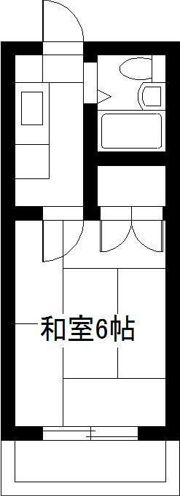 コーポ城南の間取り画像