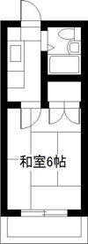 コーポ城南の間取り画像