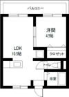 恒南コーポの間取り画像