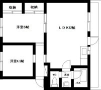 山春ビル霧島の間取り画像