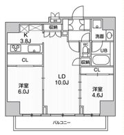 SYFORME大井町Ⅱの間取り画像