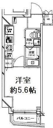クレイシア西蒲田の間取り画像