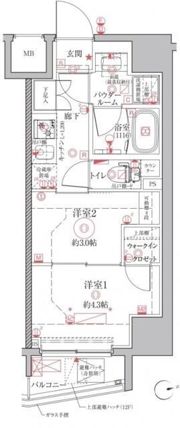 クレイシアIDZ上野の間取り画像