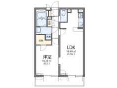 レオパレスエムエムワンの間取り画像