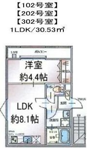 リーヴェル新小岩プレミオの間取り画像