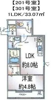 リーヴェル新小岩プレミオの間取り画像