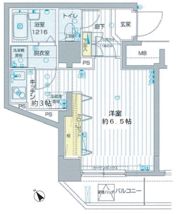 フォレシティ六本木の間取り画像