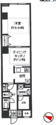 バレーヌ大森山王の間取り画像
