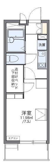 レオパレスリリーの間取り画像