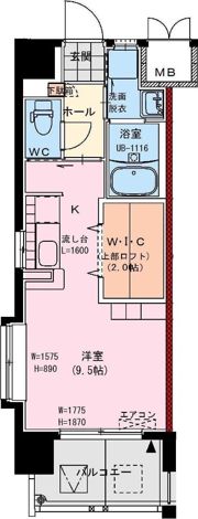 プレベントNの間取り画像