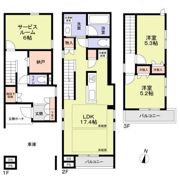 練馬区中村3丁目戸建B棟の間取り画像