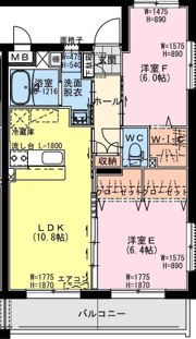 クロスワイズ中西町の間取り画像