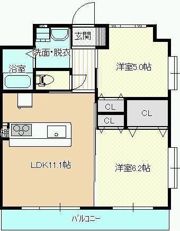 Asteria祇園の間取り画像