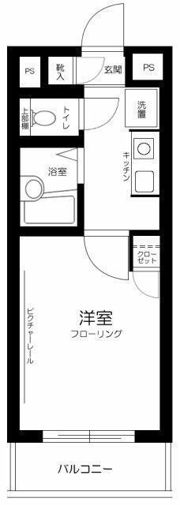 スカイコート新宿落合第6の間取り画像