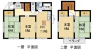 貸戸建住宅 加須市栄の間取り画像