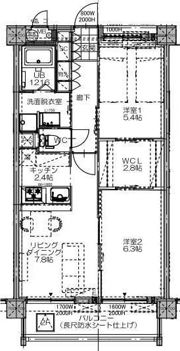 アーベイン永楽の間取り画像