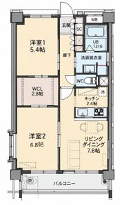 アーベイン永楽の間取り画像