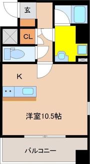 ロダン広島通りの間取り画像